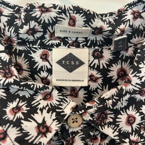 The Critical Slide Society 
Men’s aloha shirt